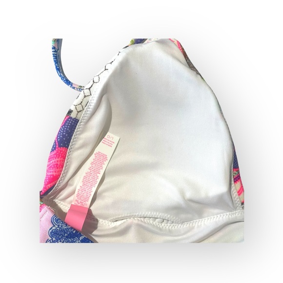 new Victoria Secret ☀︎︎ Embroidered Babe 2Pc Bikini Set ☀︎︎ Patchwork Bali ☀︎︎ L - Picture 10 of 16